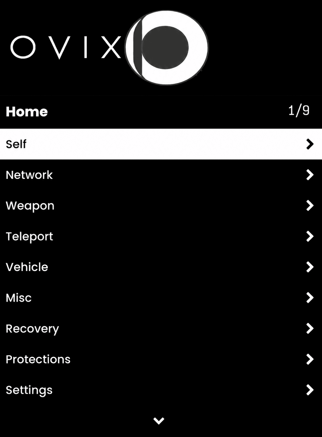 Ovix Menu  2